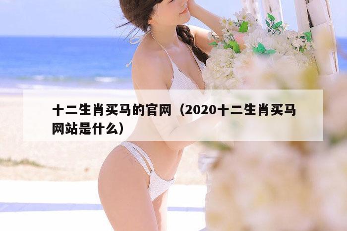 十二生肖买马的官网（2020十二生肖买马网站是什么）